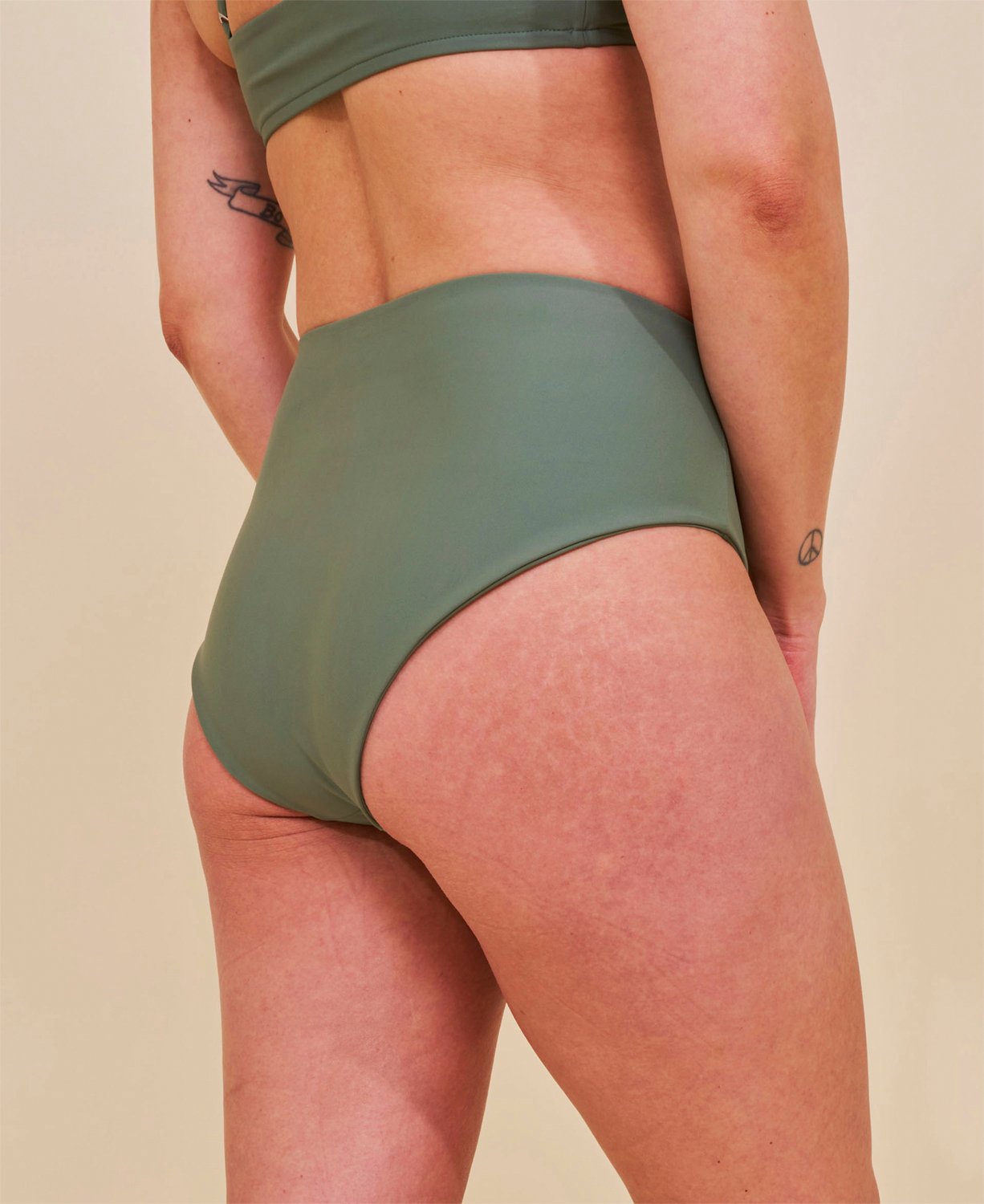 Ubud Højtaljet Bikini Underdel Army Black Friday Cartel Copenhagen Tilbud