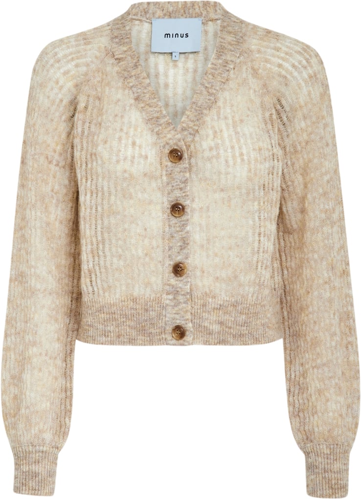 Devia Vneck Long Sleeve Knit Cardigan Black Friday Minus Tilbud