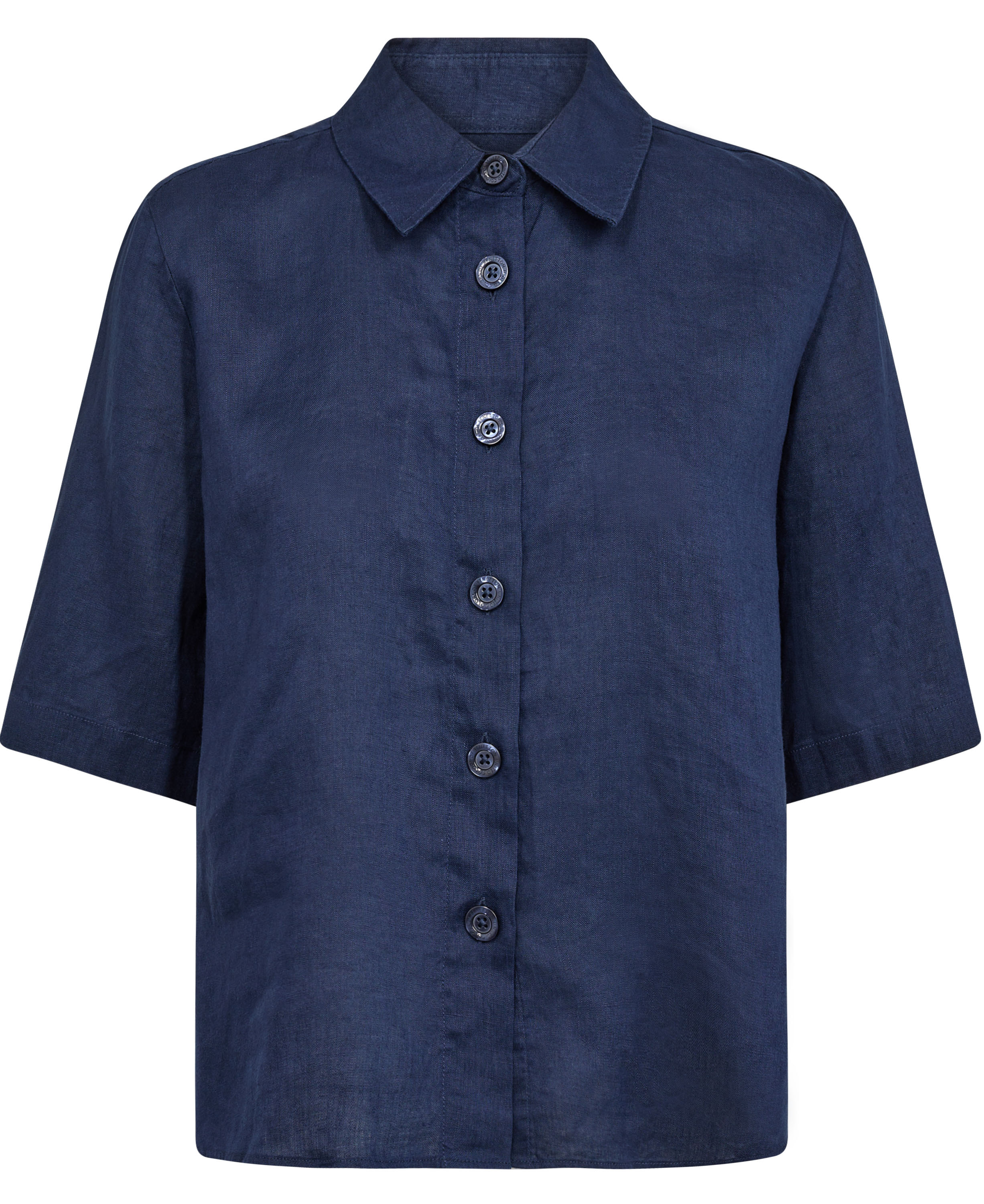 Shirt 100% Hør Black Friday United Colors Of Benetton Tilbud