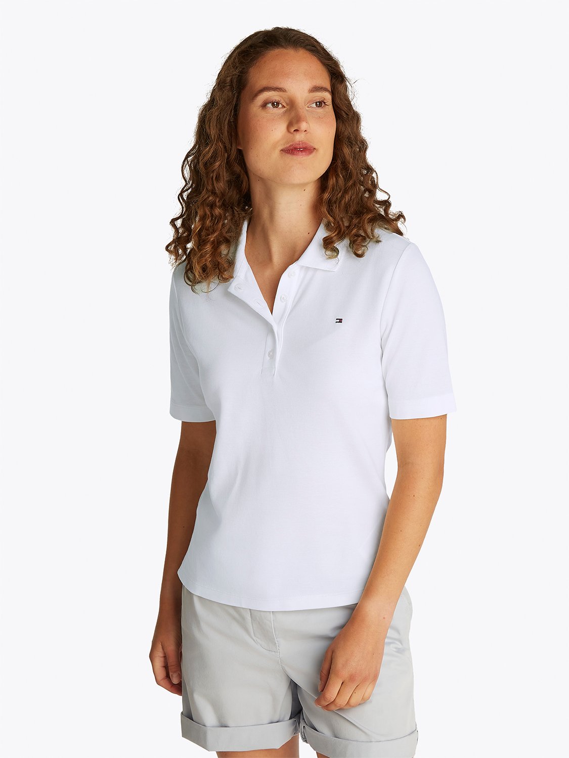 1985 Reg Pique Polo Ss Black Friday Tommy Hilfiger Tilbud