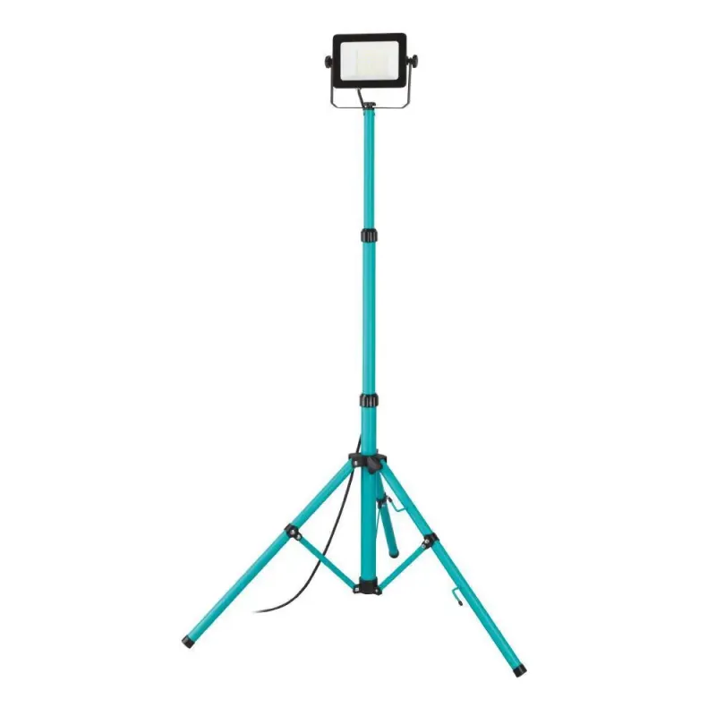 Arbejdslampe Stativ 30w 2500lm Ip65 Turkis   Arbejdslampelampe   900537 Black Friday Eglo Tilbud