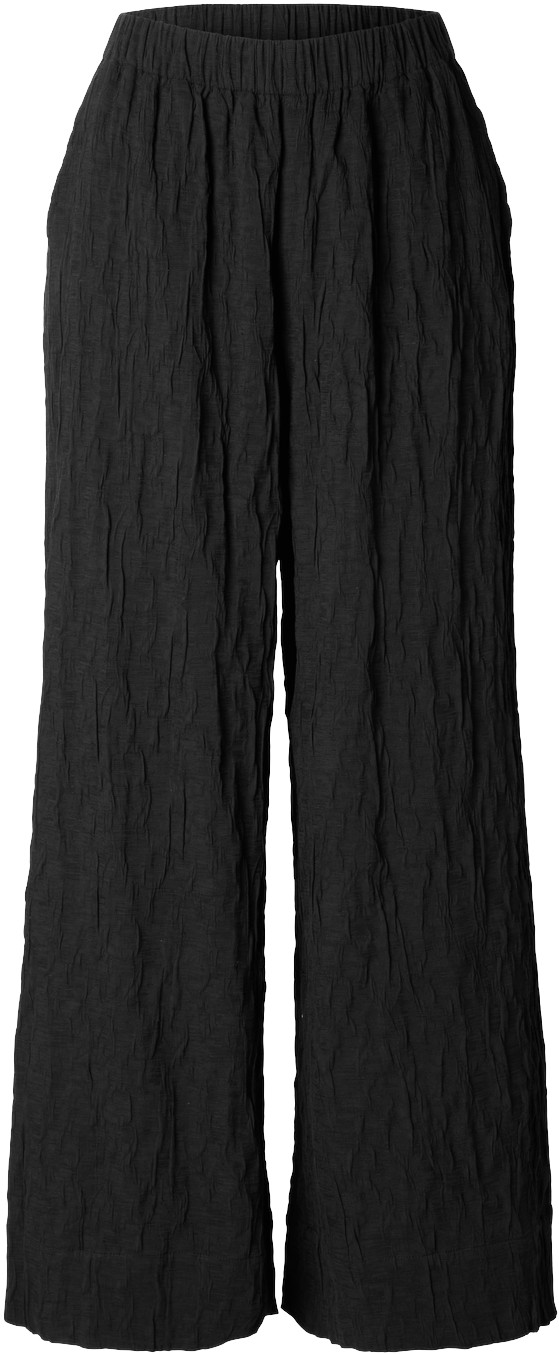 Slfcoria Hw Wide Pant B Black Friday Selected Femme Tilbud
