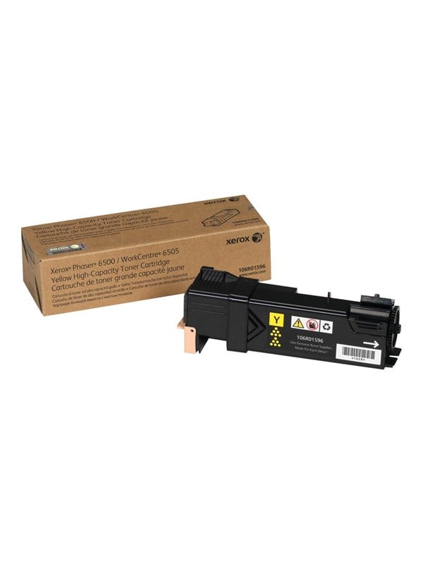 106r01596 Toner Yellow   Lasertoner Gul Black Friday Xerox Tilbud