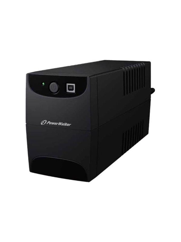 10120049   Powerwalker Vi Sh   850va 480w   Line Interactive Ups Black Friday Bluewalker Tilbud