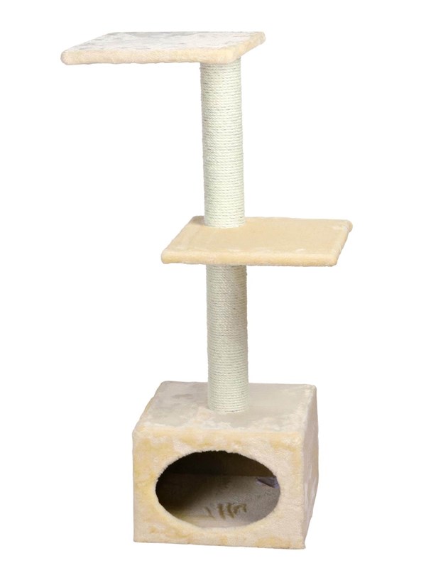 Badalona Scratching Post 109 Cm Beige Black Friday Trixie Tilbud