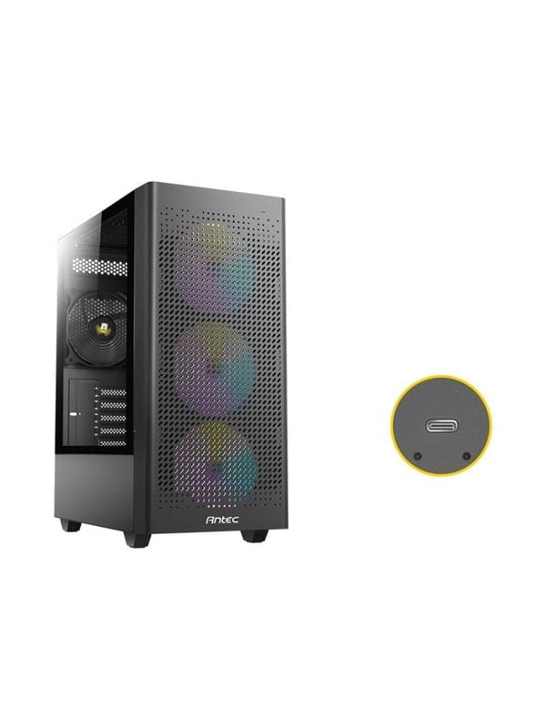 Nx Series Nx500m   Kabinet   Tower   Sort Black Friday Antec Tilbud
