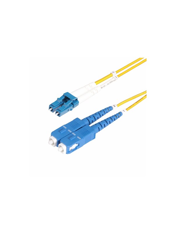 3m (10ft) Lc To Sc (upc) Os2 Single Mode Duplex Fiber Optic Cable   Patch Cable   3 M   Yellow   Gul   3 Meter Black Friday Startech.com Tilbud