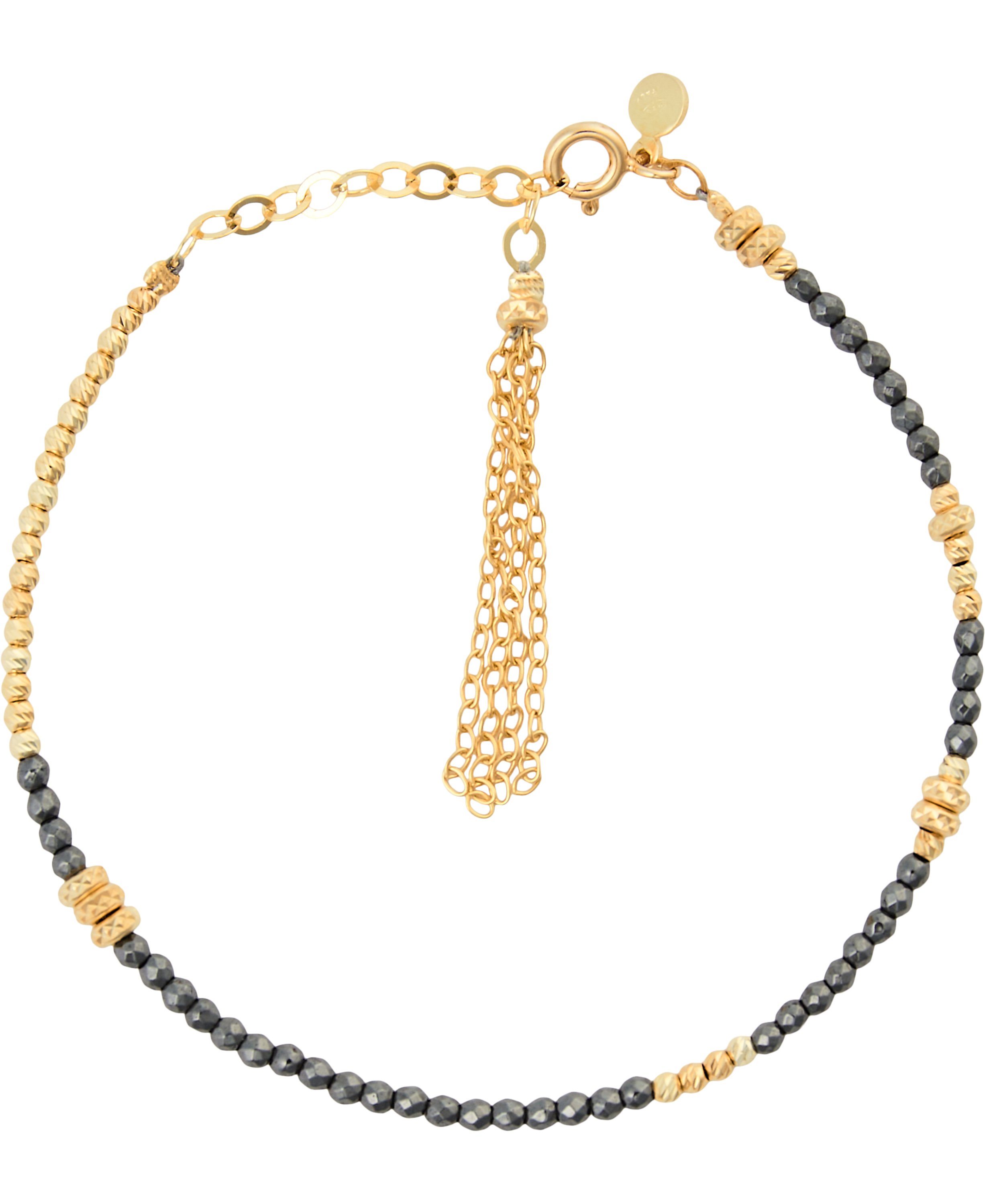 Abby Facet Hematite Gold Black Friday Bechristensen Tilbud