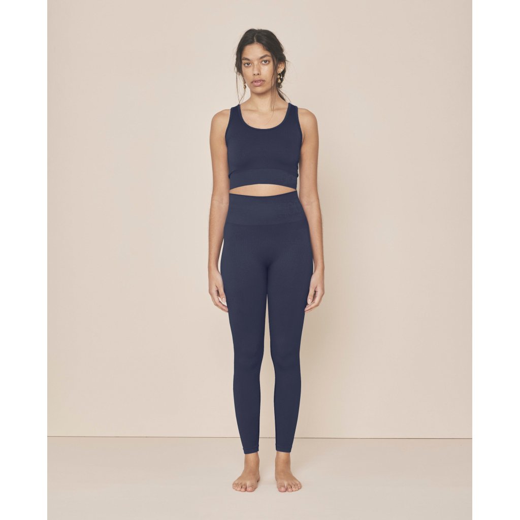 Soft Rib Seamless Legging Black Friday Moonchild Yoga Wear Tilbud