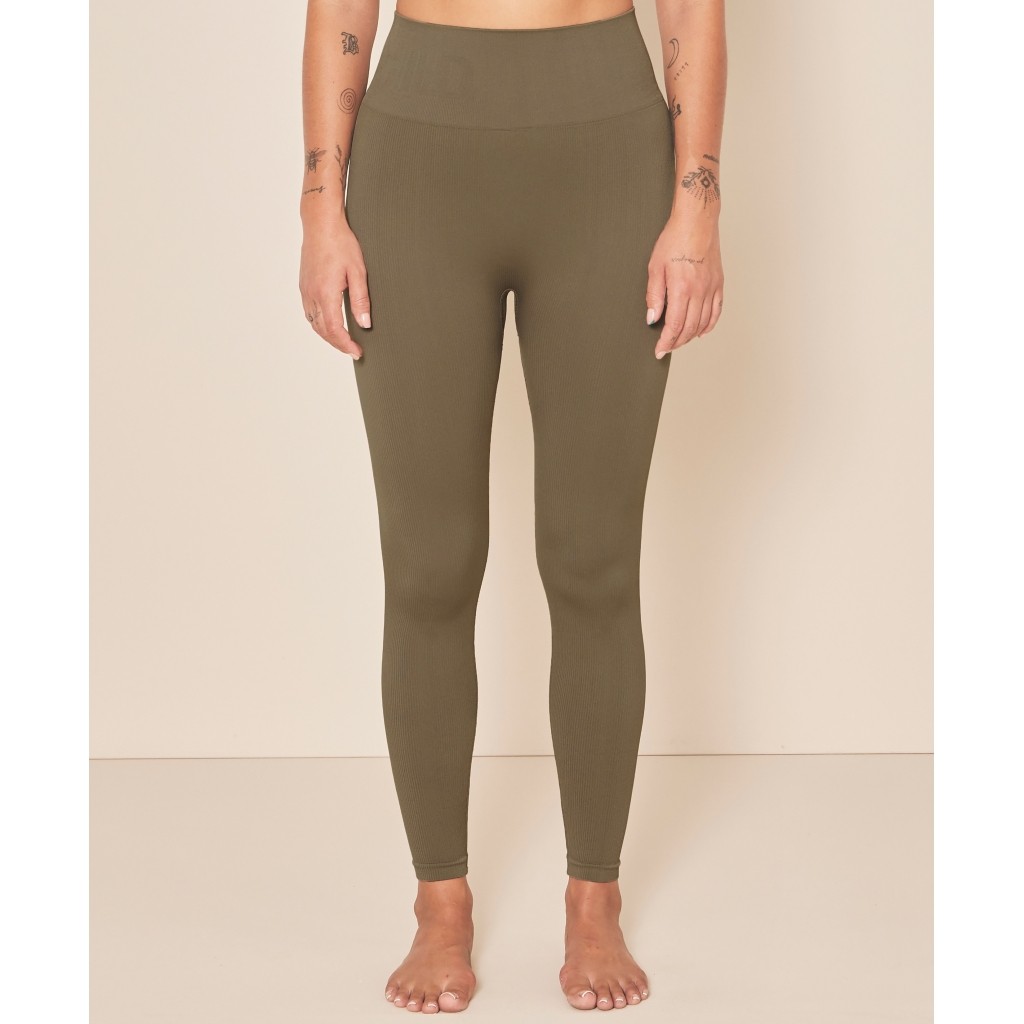 Soft Rib Seamless Legging Black Friday Moonchild Yoga Wear Tilbud