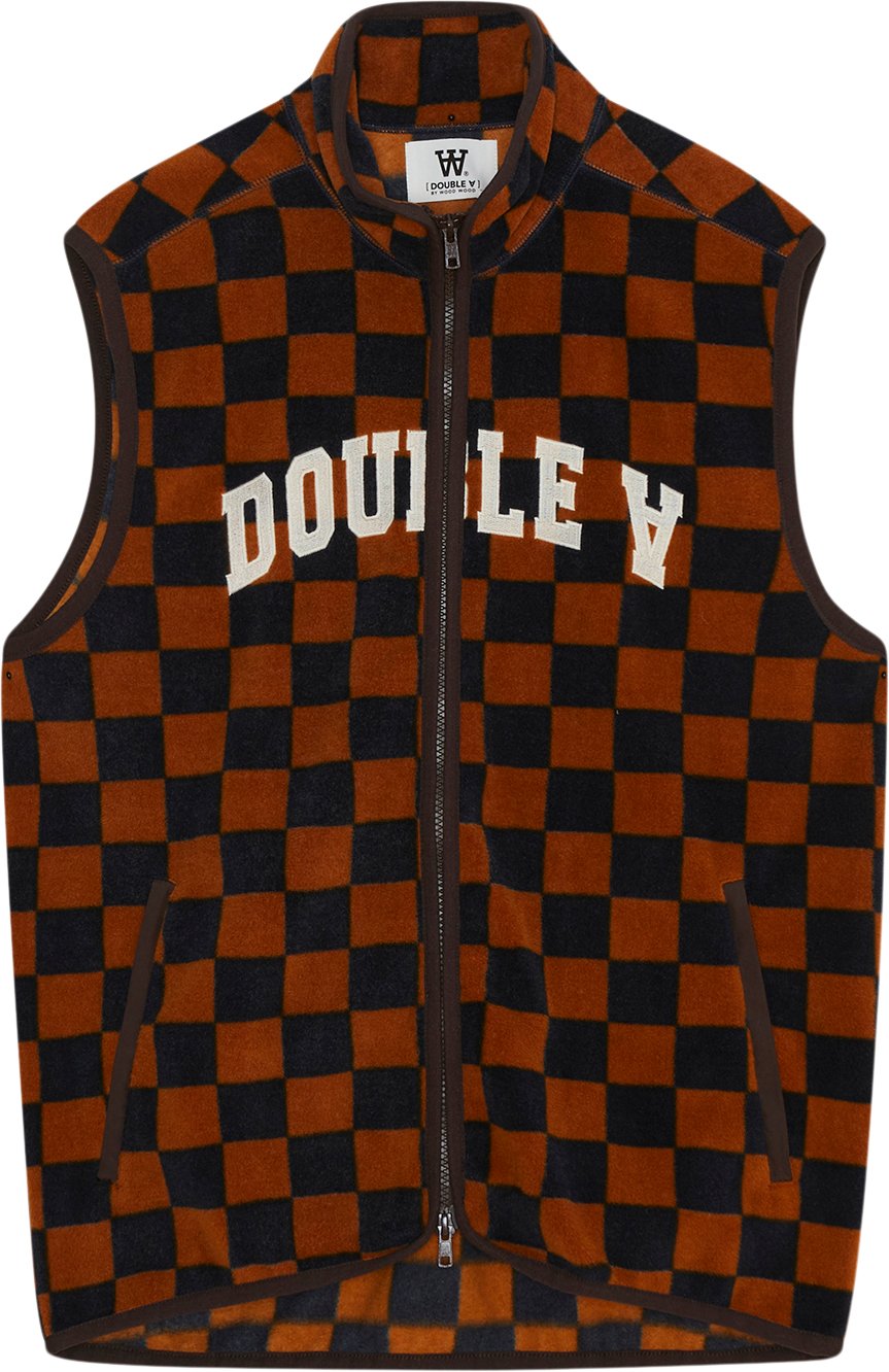 Wwdax Ivy Zip Fleece Gilet Black Friday Wood Wood Tilbud