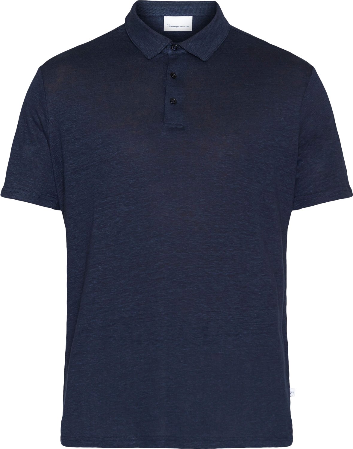 Linen Polo Gots Vegan Black Friday Knowledge Cotton Apparel Tilbud