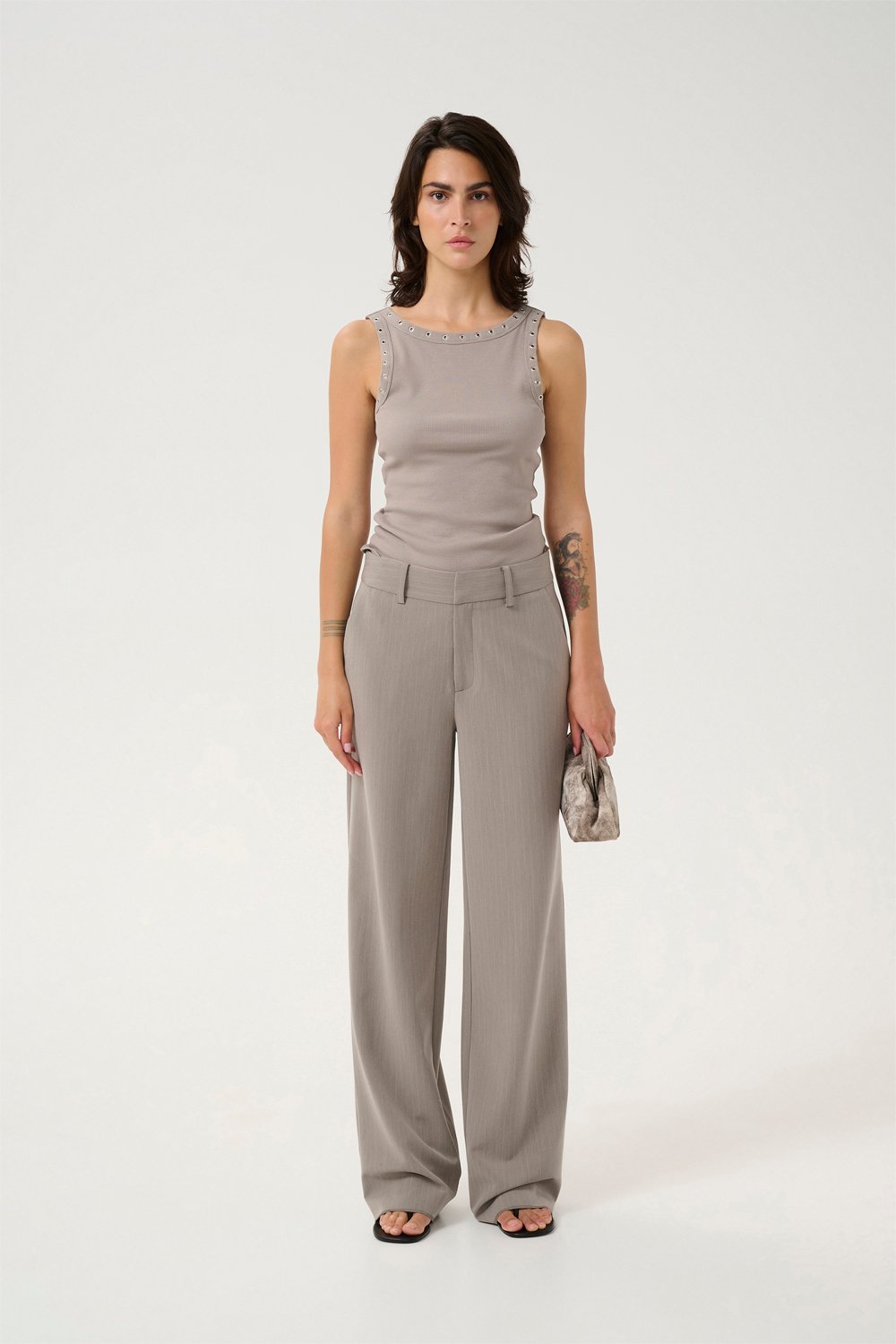 Gzdrew Reversible Eyelet Top Black Friday Gestuz Tilbud