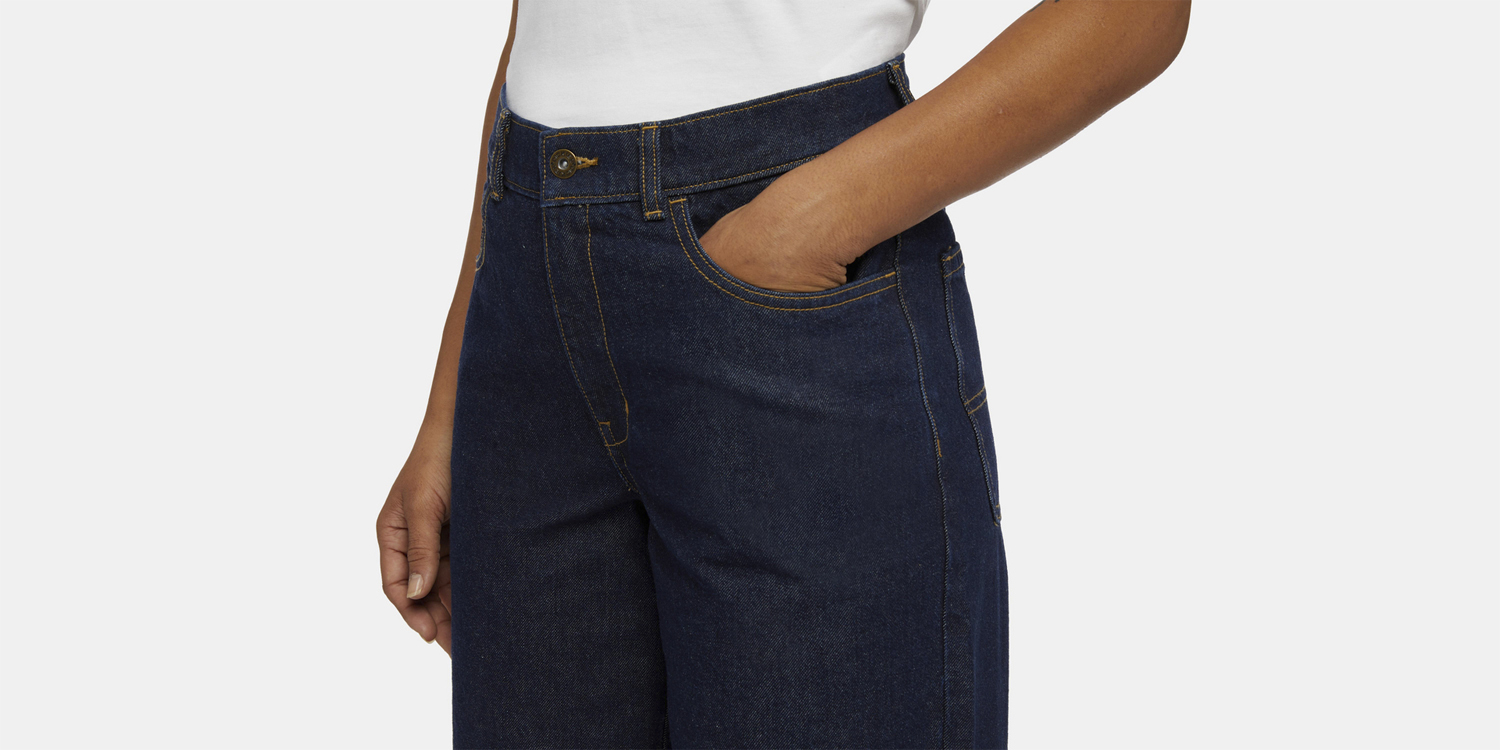 Herndon Denim W Rinsed Black Friday Dickies Tilbud