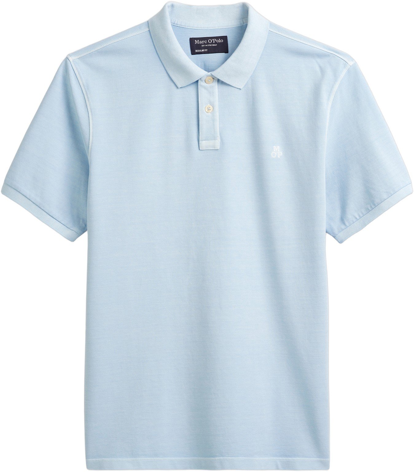 Poloshirt, Short Sleeve, Rib Detail Black Friday Marc Opolo Tilbud
