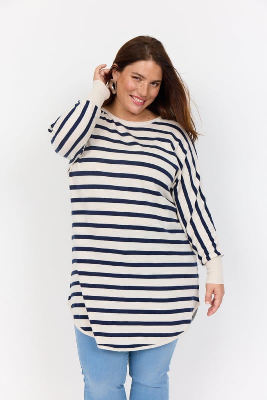 Curvy Washanti 6 Pullover Creme Black Friday Wasabiconcept Tilbud