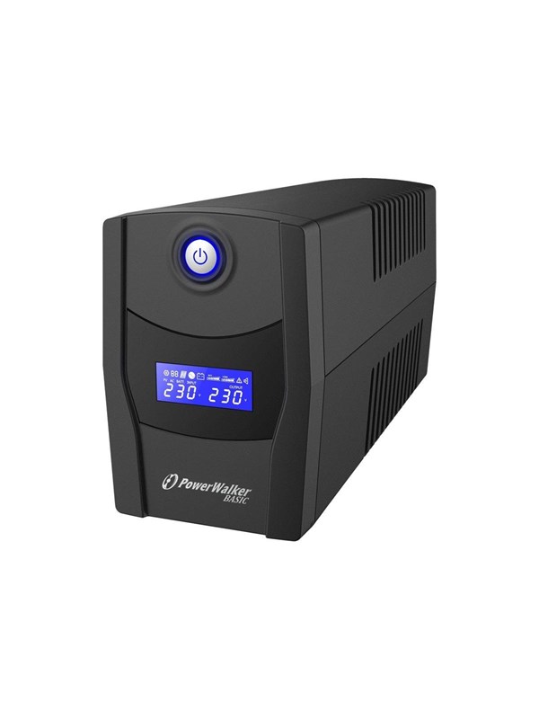10121073   Powerwalker Basic Vi Stl   800va 480w   Line Interactive Ups Black Friday Bluewalker Tilbud