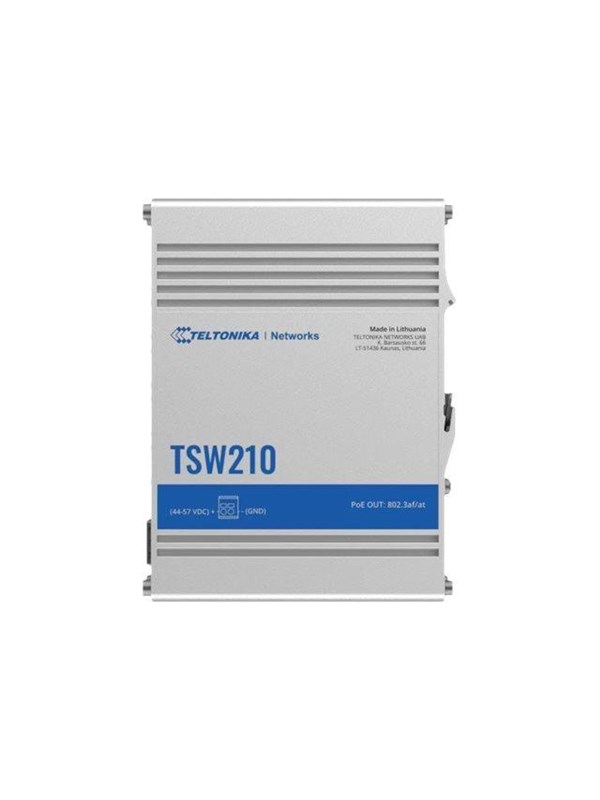 Tsw210 Industrial Ethernet Switch 8 Port Unmanaged Black Friday Teltonika Tilbud