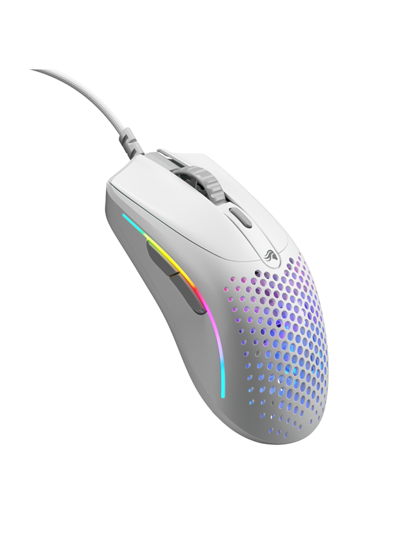 Model O 2 Mini   Matte White   Gaming Mus   Optisk   5 Knapper   Hvid Med Rgb Led Lys Black Friday Glorious Tilbud