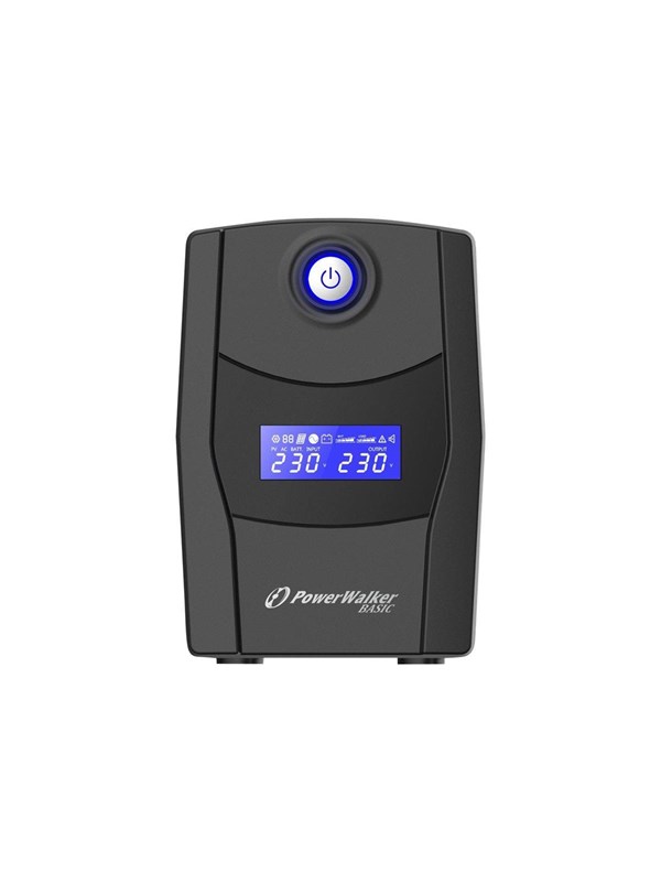 10121079   Powerwalker Basic Vi Stl   800va 480w   Line Interactive Ups Black Friday Bluewalker Tilbud