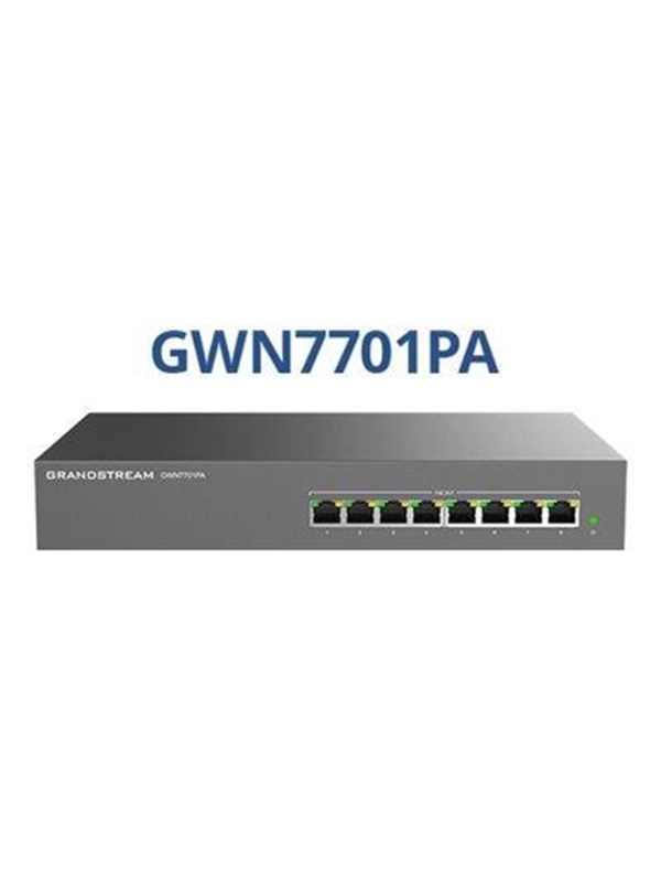 Gwn7700 Series Gwn7701pa   Switch   8 Ports   Unmanaged Black Friday Grandstream Tilbud