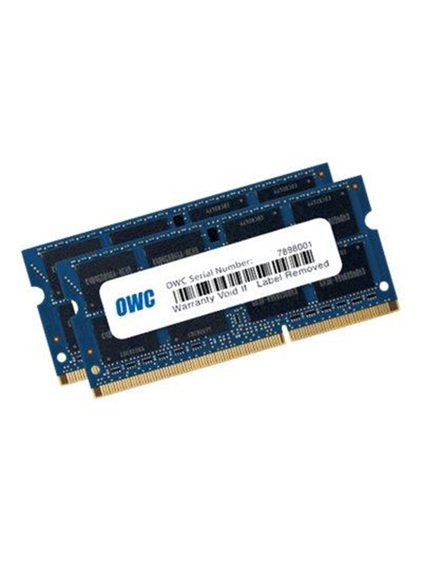 Other World Computing   Ddr3   Kit   16 Gb: 2 X 8 Gb   So Dimm 204 Pin   1066 Mhz   Pc3 8500   Unbuffered Black Friday Owc Tilbud