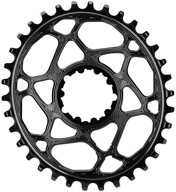 Chainring Direct Mount Singlespeed 34t   Oval   Sram   Sort Black Friday Absoluteblack Tilbud