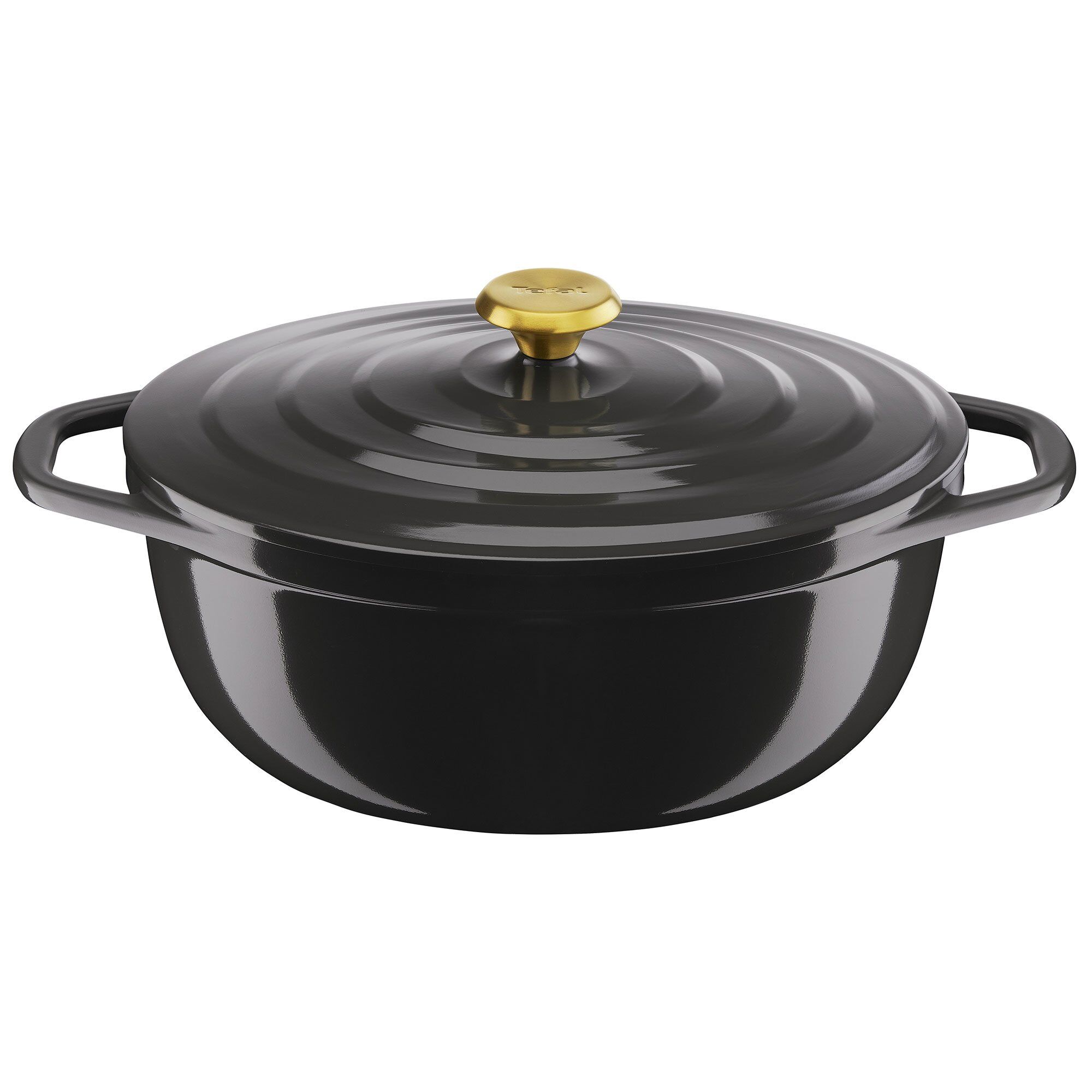 Air Oval Gryde, 5,7 Liter, 30 Cm, Grå Black Friday Tefal Tilbud