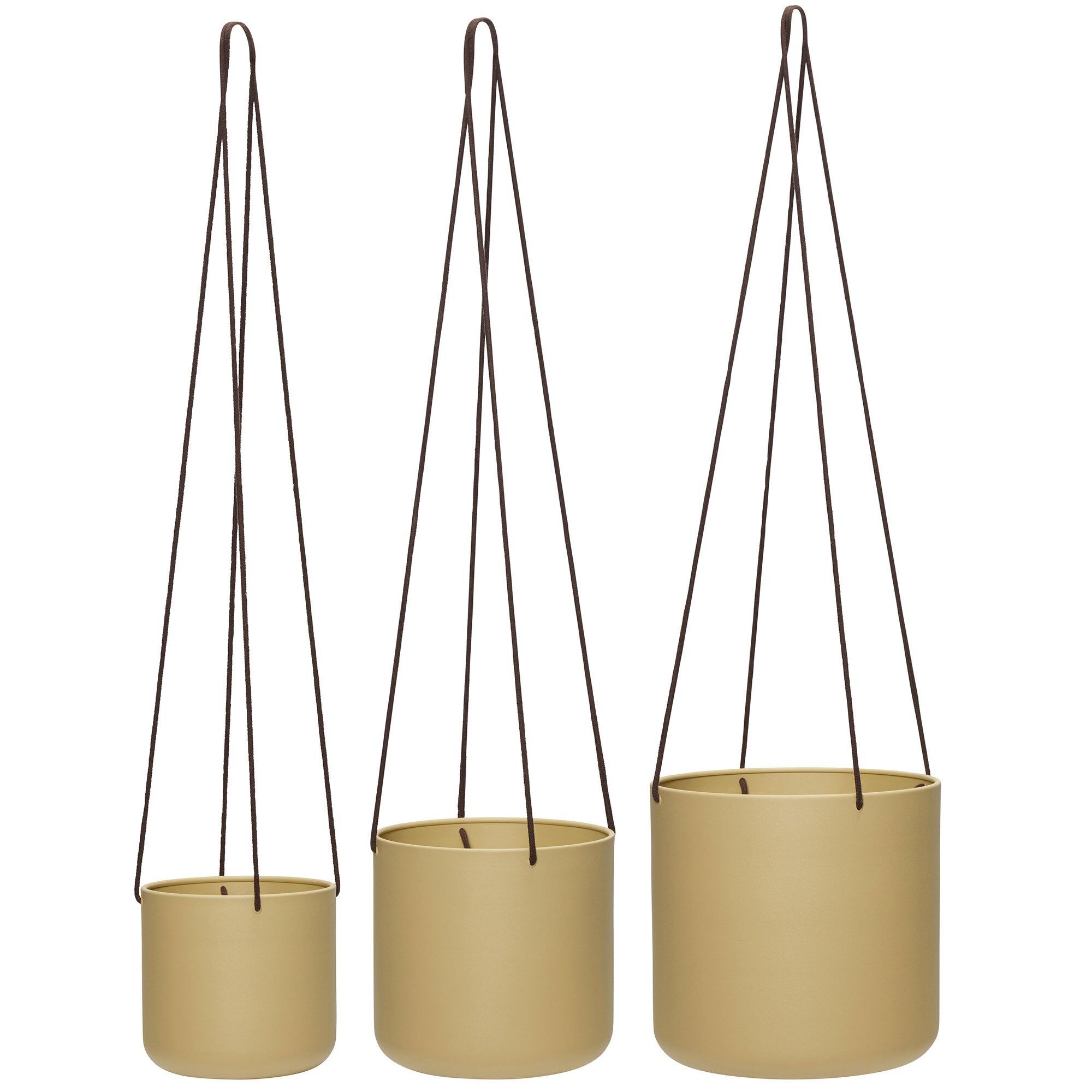 Bloom Hængepotte 3 Stk, Beige Black Friday Hübsch Tilbud