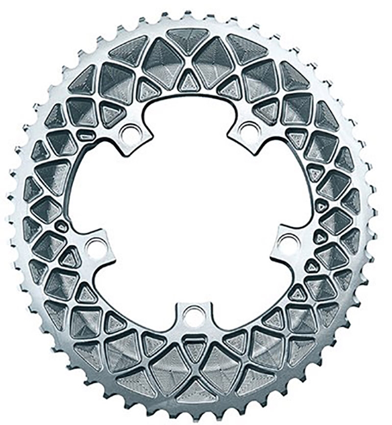 Chainring   52t ø110 Mm   Outer (2x10 11) Oval   Grå Black Friday Absoluteblack Tilbud